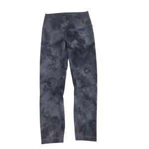 Lululemon Wunder Train‎ High-Rise Crop 23"  Pitch Grey Graphite Grey Size 6